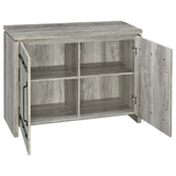 Enoch - 2-Door Accent Cabinet - Gray Driftwood