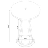 Elton - Round Top Accent Table