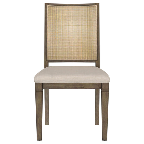 Matisse - Woven Rattan Back Dining Side Chair (Set of 2) - Brown