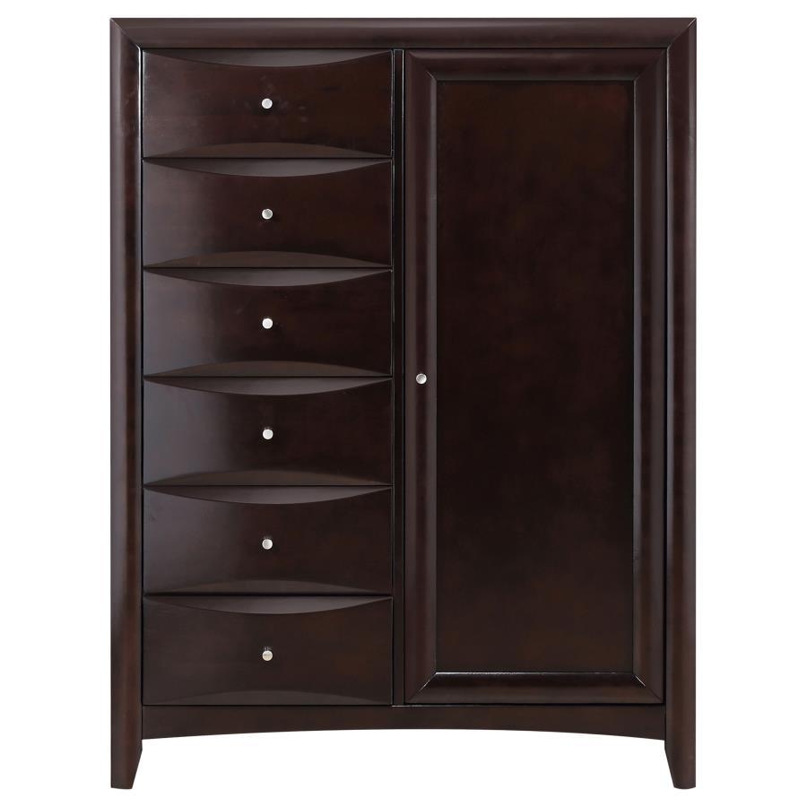 Phoenix - 8-Drawer Bedroom Chest - Cappuccino