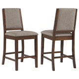 Patterson - Upholstered Counter Chair (Set of 2) - Mango Oak