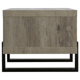 Dinard - Coffee Table With Shelf - Gray Driftwood