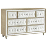 Antonella - 7-Drawer Upholstered Dresser