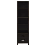 Lewes - 2-Drawer Media Tower - Cappuccino