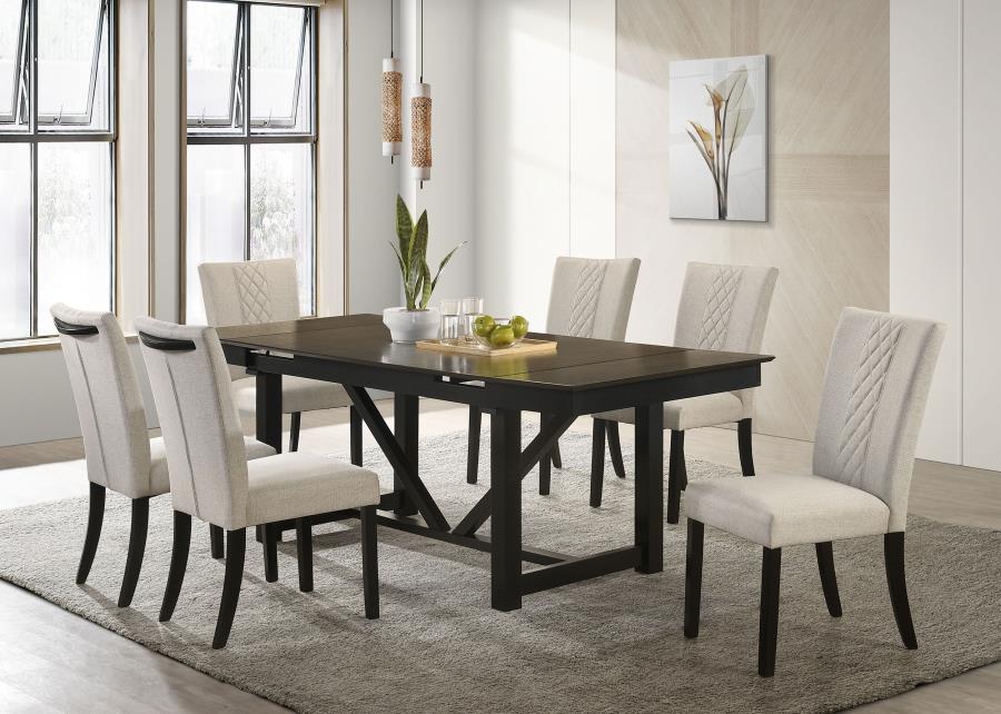 Malia - Refractory Extension Dining Set