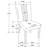 Malia - Refractory Extension Dining Set