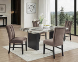 Vega 6-Piece Faux Marble Dining Set | Tampa, Orlando & Fort Myers Store | $999