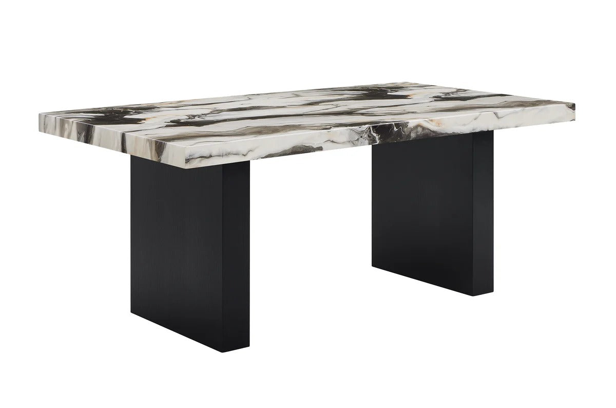 Vega 6-Piece Faux Marble Dining Set | Tampa, Orlando & Fort Myers Store | $999