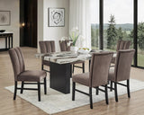 Vega 6-Piece Faux Marble Dining Set | Tampa, Orlando & Fort Myers Store | $999