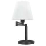 Colombe - Rotatable Frame Table Lamp - Off White And Matte Black