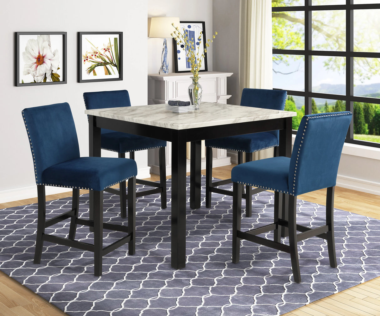 Mark 5-Piece Counter Height Dining Set - Furniture Outlet