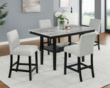 Marbel 6-Piece Faux Marble Counter Height Dining Set | Tampa, Orlando & Fort Myers | $799
