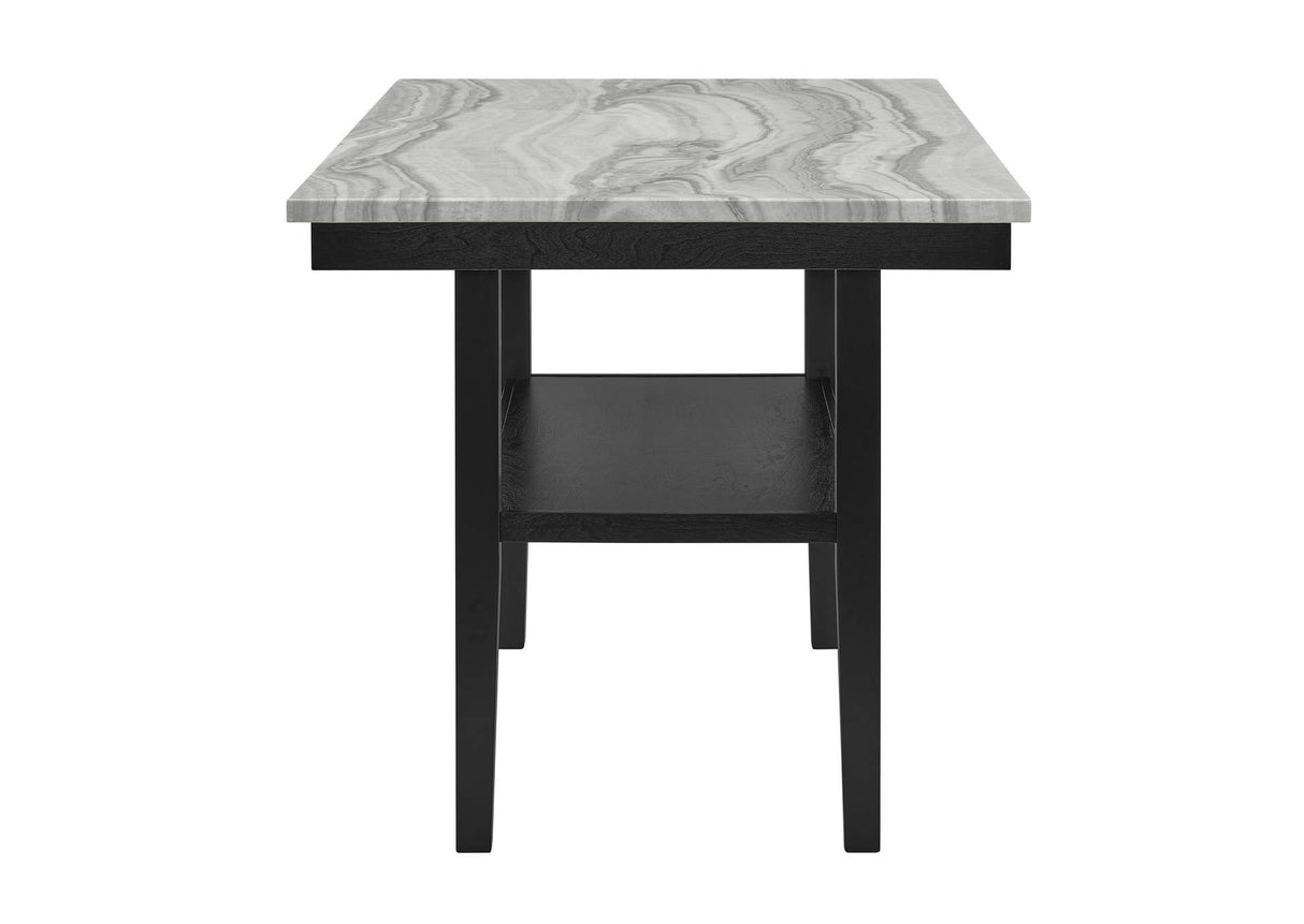 Marbel 6-Piece Faux Marble Counter Height Dining Set | Tampa, Orlando & Fort Myers | $799