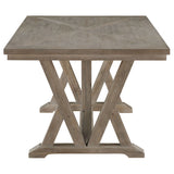 Cornelia - Rectangular Dining Table - Coastal Gray