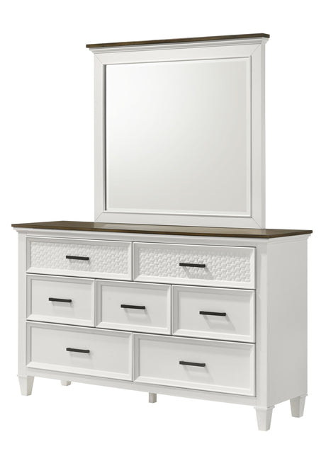 Everdeen - Dresser - White & Charcoal