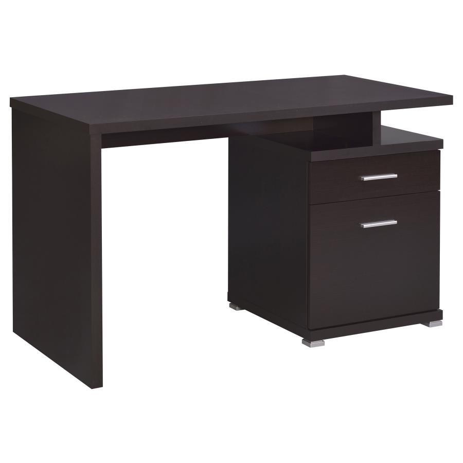 Irving - 2-drawer Office Desk with Cabinet