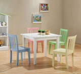 Rory - 5 Piece Kids Table And Chairs Set - Multi Color