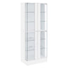 Cabra - Display Case Curio Cabinet With Glass Shelves And LED Lighting