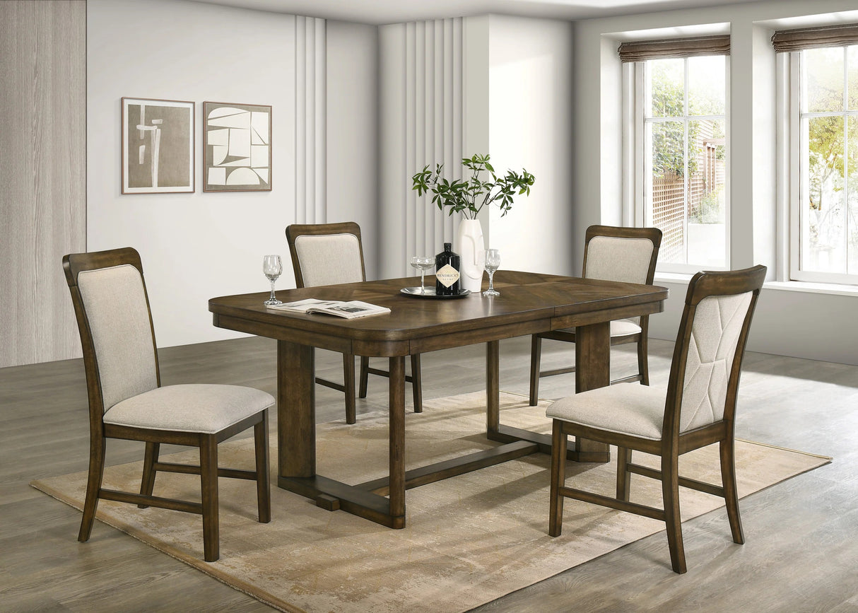 Broadmoor Brown Extendable Dining Set - Furniture Store in Tampa, Orlando & Fort Myers | $1,199