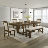 Broadmoor Brown Extendable Dining Set - Furniture Store in Tampa, Orlando & Fort Myers | $1,199