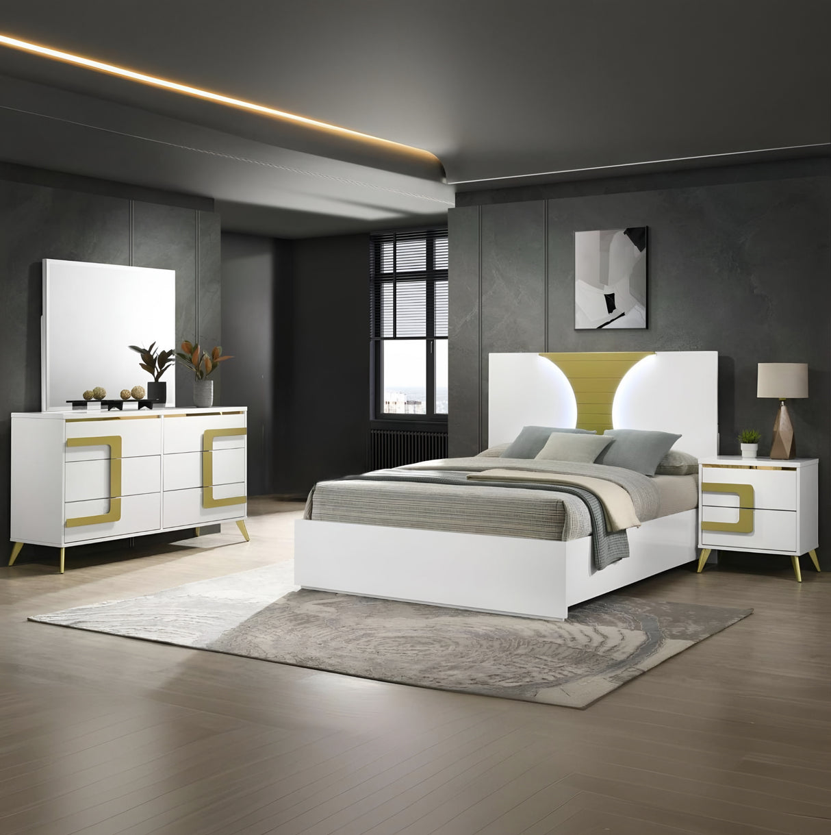 Summer 4-Piece Bedroom Set - Furniture Outlet