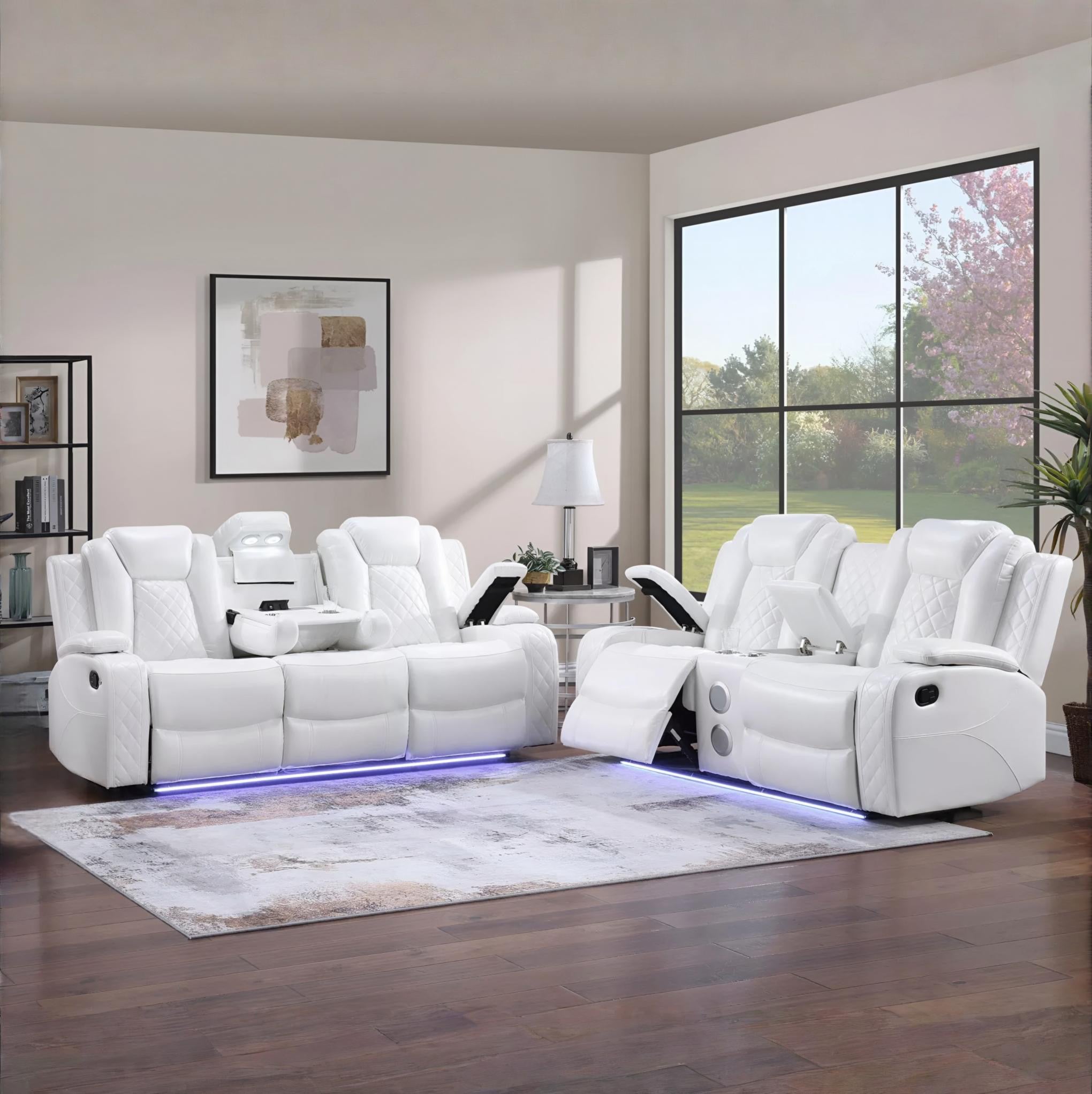 Lexx - Reclining Sofa & Loveseat $1599 – Ocean Furniture Outlet