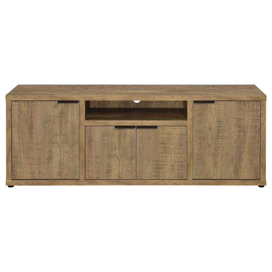 Tabby - 4-Door Engineered Wood 60" TV Stand - Mango