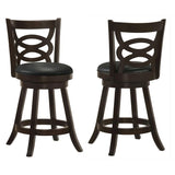 Calecita - Swivel Stools with Upholstered Seat (Set of 2)