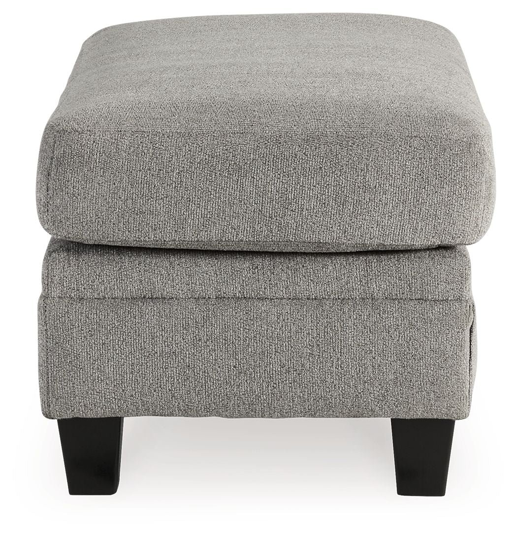 Davinca - Charcoal - Ottoman