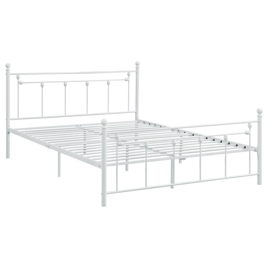 Canon - Metal Slatted Headboard Platform Bed