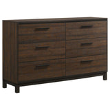 Edmonton - 6-Drawer Dresser - Rustic Tobacco