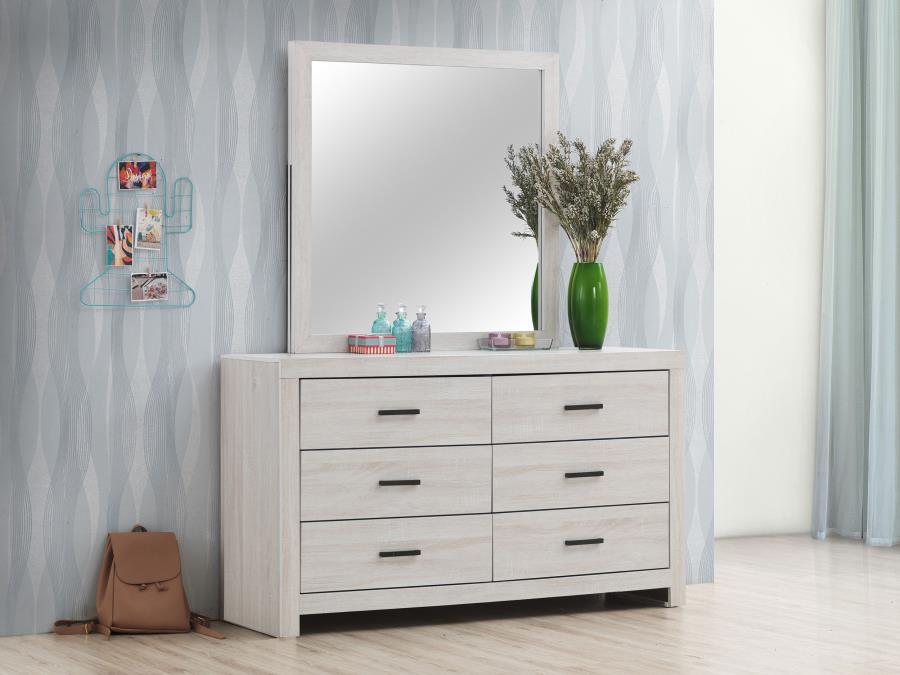 Brantford - 6-drawer Dresser With Mirror