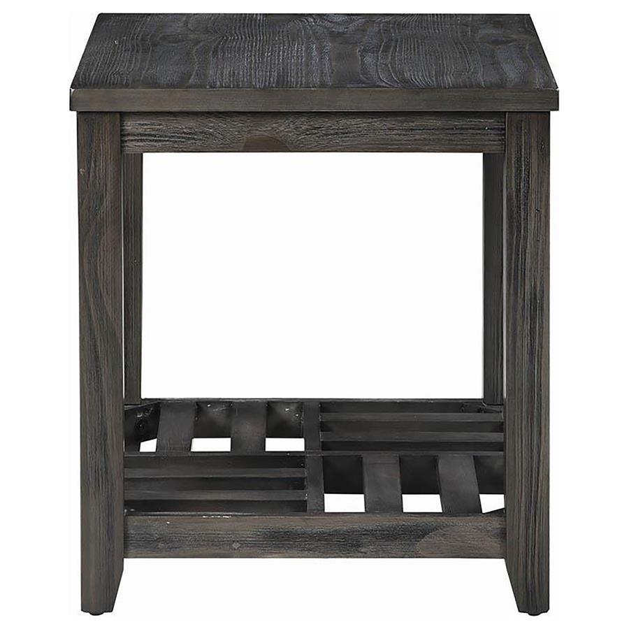 Cliffview - 1-Shelf Rectangular End Table - Gray