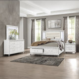 Jhestorm Tamsin White & Metallic LED Bedroom Set | Tampa, Orlando & Fort Myers