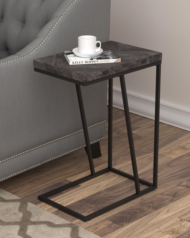 Carly - Expandable Chevron Rectangular Accent Table