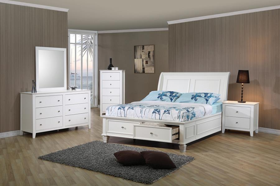 Selena - Sleigh Storage Bedroom Set