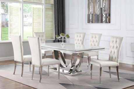 Kerwin Marble Dining Set - Furniture Store