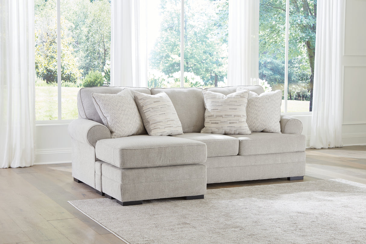 Eastonbridge Reversible Sofa Chaise in Pebble | Sectional Set in Tampa, Orlando & Fort Myers