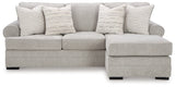 Eastonbridge Reversible Sofa Chaise in Pebble | Sectional Set in Tampa, Orlando & Fort Myers
