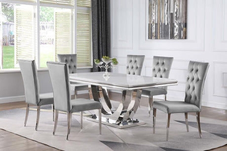 Kerwin Marble Dining Set - Furniture Store