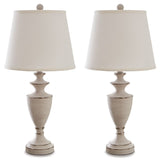 Dorcher - Antique Gray - Metal Table Lamp (Set of 2)