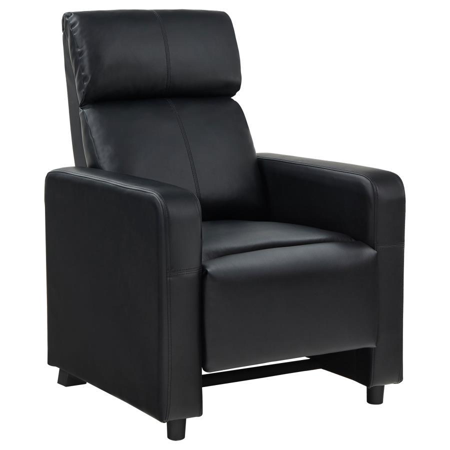 Toohey - Home Theater Push Back Recliner - Black