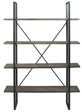 Gilesgrove - Black / Gray - Bookcase