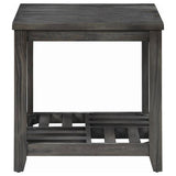 Cliffview - 1-Shelf Rectangular End Table - Gray