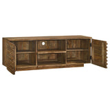 Julia - 2-Door TV Console With Adjustable Shelf - Natural