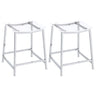 Jovani - Acrylic Backless Bar Stools (Set of 2)