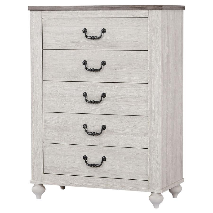 Stillwood - 5-Drawer Chest - Vintage Linen