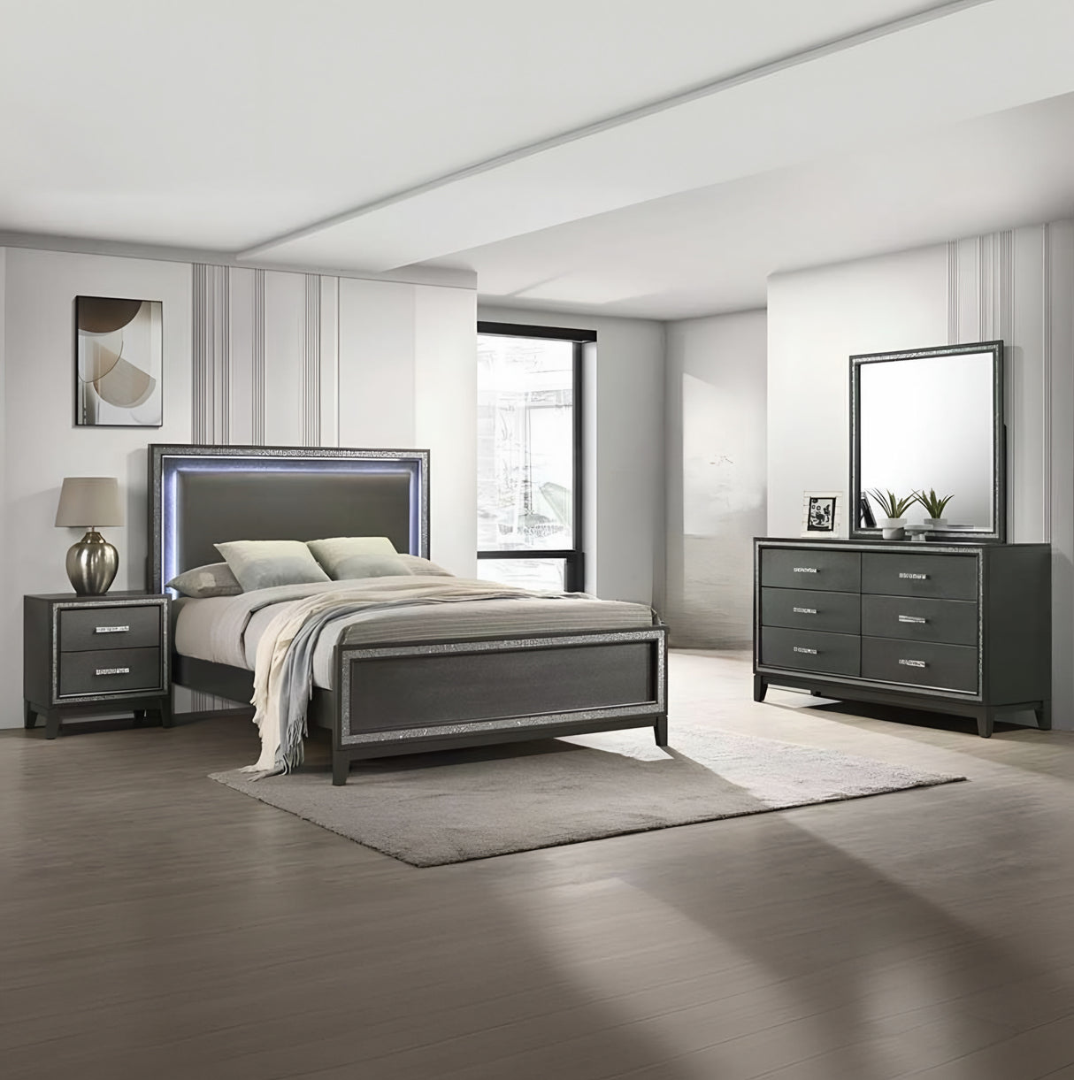 Modern Bedroom Set in Tampa - Winter - From $999