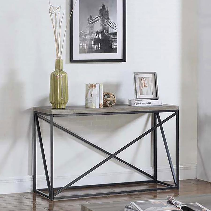 Birdie - Rectangular Sofa Table - Sonoma Gray