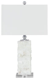 Malise - White - Alabaster Table Lamp